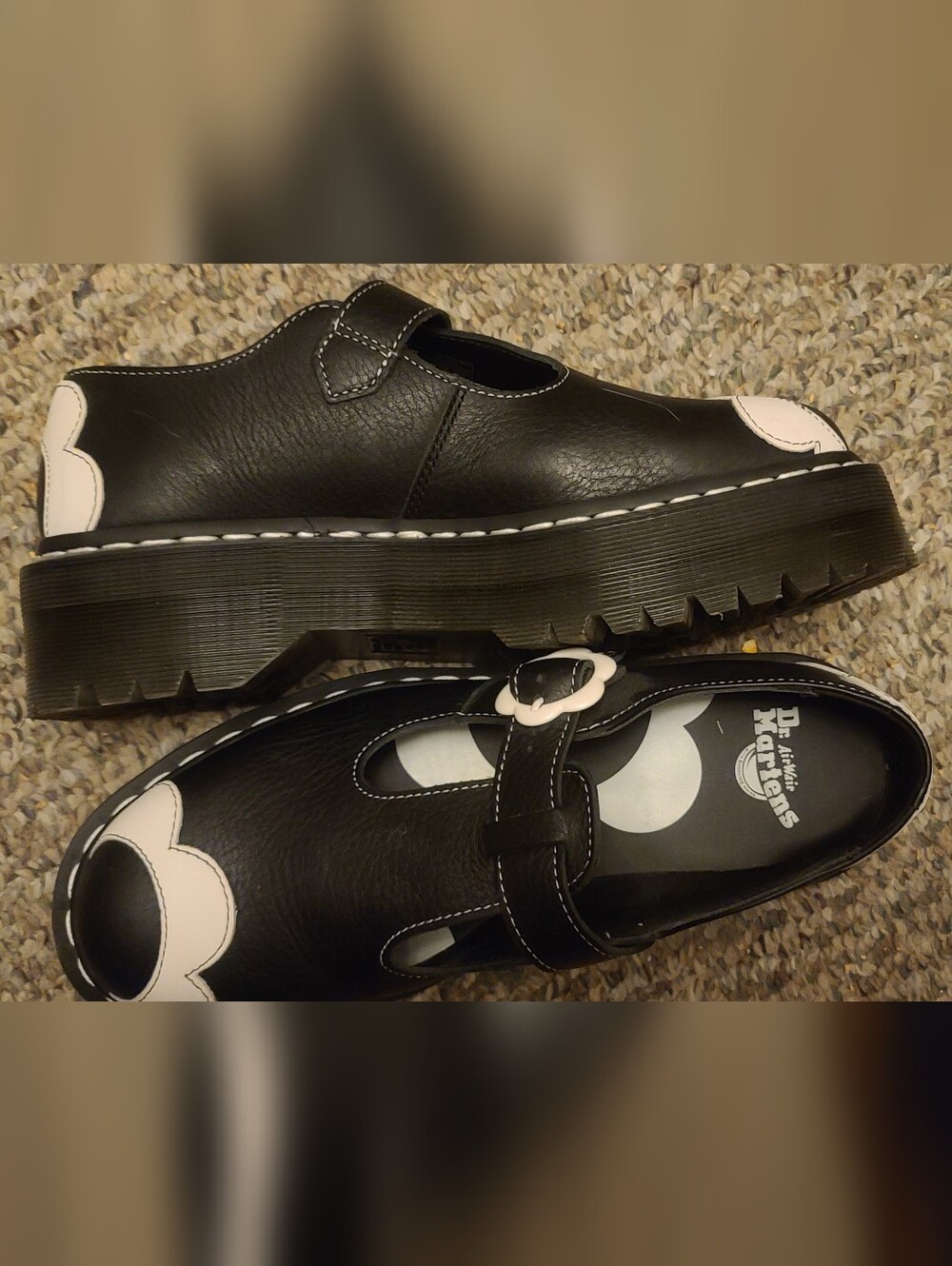 Bethan Pisa Leather Platform Mary Jane Shoes [Dr. Martens] - Picture 3 of 5